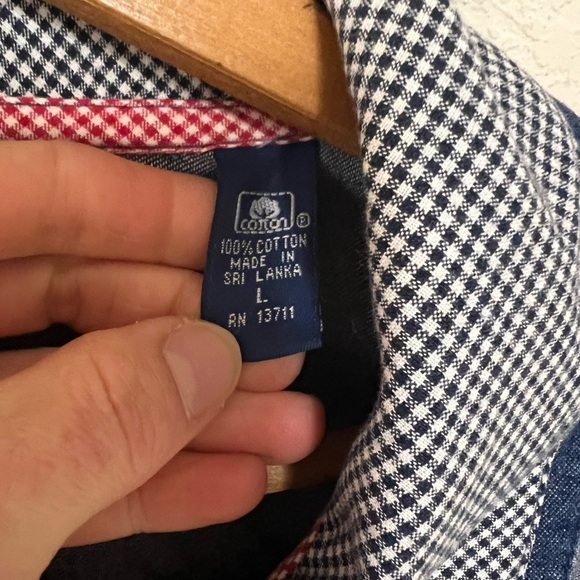 Karen Scott Patchwork Denim Vest L - Picture 4 of 6